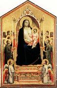GIOTTO di Bondone Madonna in Majesty oil painting